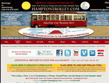 Tablet Screenshot of hamptonpartybus.com
